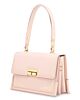 Kelly Bag with Gold Corners Pink