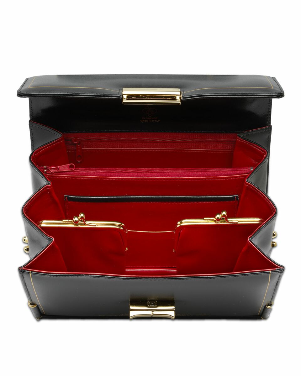 Hermès Hermes Kelly bag 35 returned in black box leather customized 
