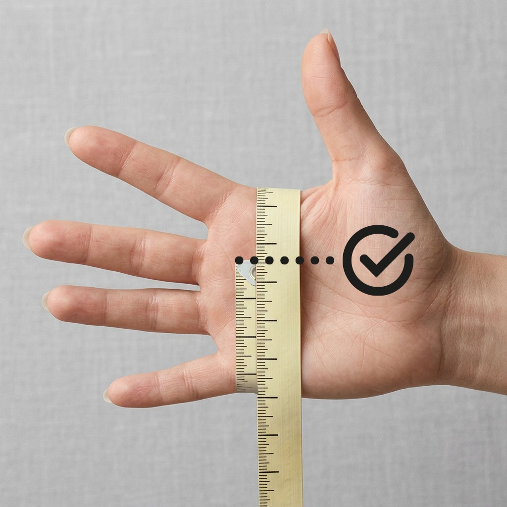 How to measure your hand